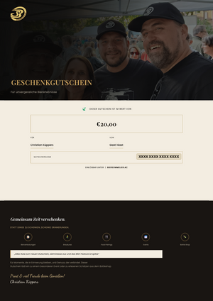 Online-Geschenkgutschein